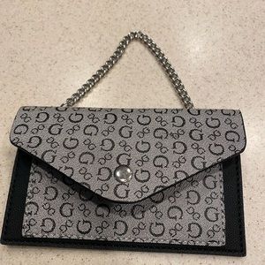Guess wristlet Grey with Black